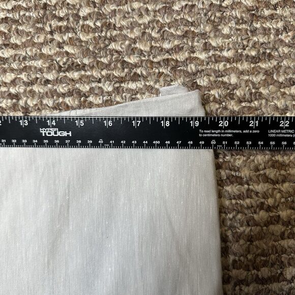 J Jill Pants Womens Sz XL Linen Stretch Capri Crop Buttons Side Zip Light Gray - Picture 6 of 16